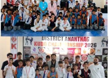 250 Athletes Battle for Glory as District Anantnag Kudo Championship Concludes at Bijbehara
