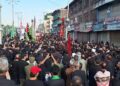 Thousands Join Traditional 8th Muharram Procession Along Guru Bazar-Dalgate Route
