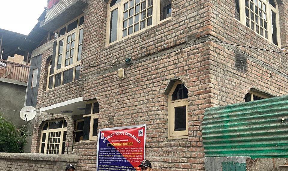 Srinagar Police Cracks Down on Drug Empire, Attaches Assets Worth Over ₹4 Crore