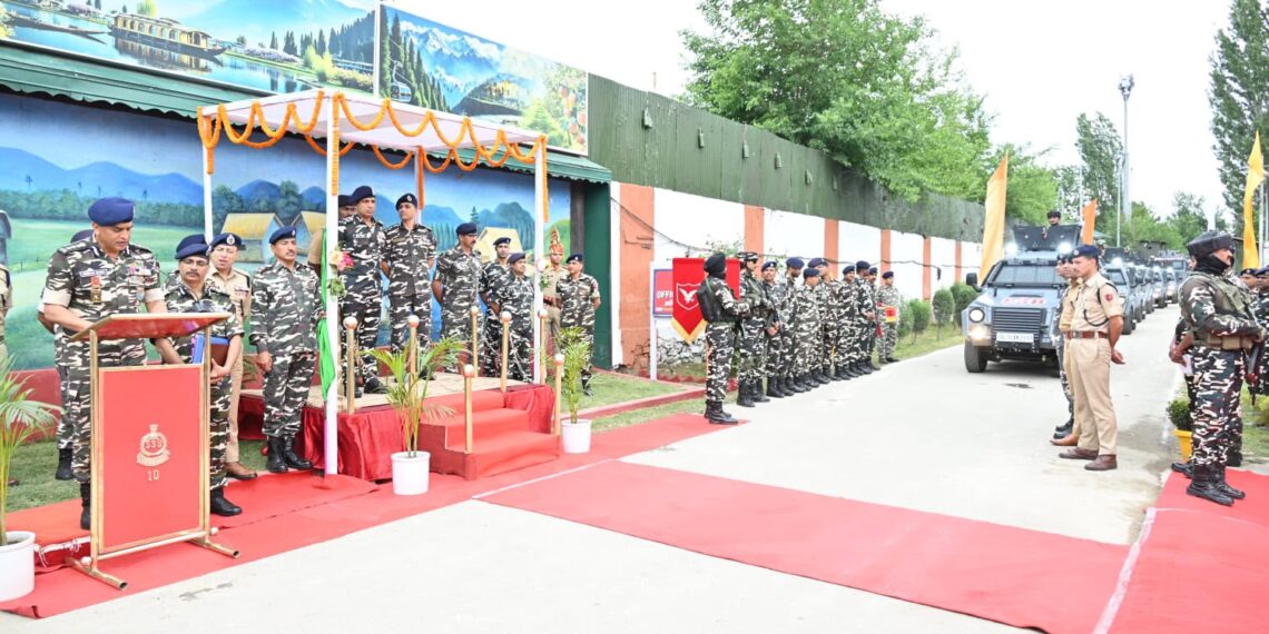 DG SSB Flags Off 26 Bullet-Resistant Vehicles in Srinagar, Reviews SANJY-2026 Preparedness