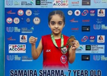 National Gold for J&K’s Young Muay Thai Sensation; Dr. Andrabi Hails Achievement