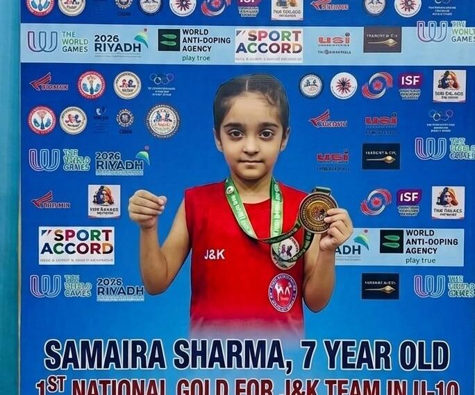 National Gold for J&K’s Young Muay Thai Sensation; Dr. Andrabi Hails Achievement