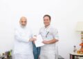 Sunil Sharma Calls on Amit Shah, Discusses Security, Political Scenario in J&K