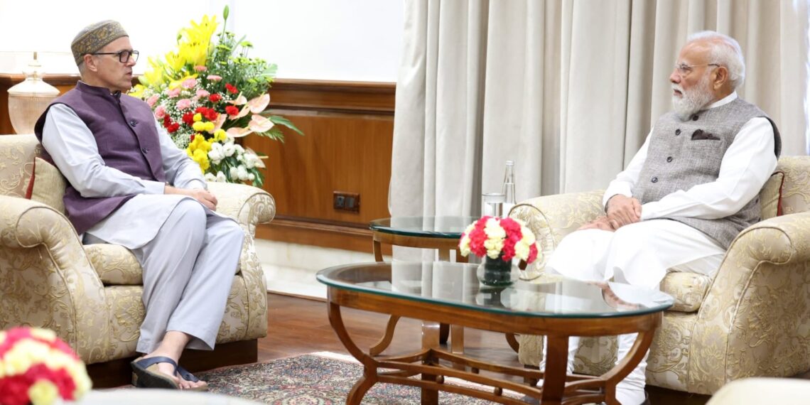 CM Omar Abdullah Meets PM Modi, Presses for Early Restoration of Statehood to J&K