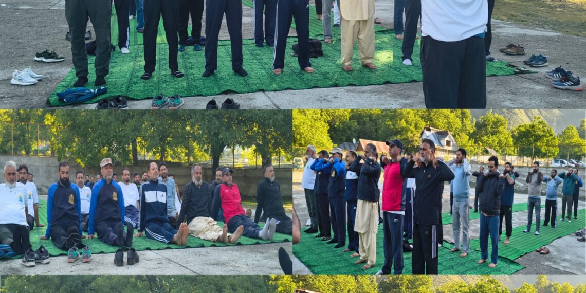 International Day of Yoga 2026 Celebrated at Hajinar Helipad, Karnah