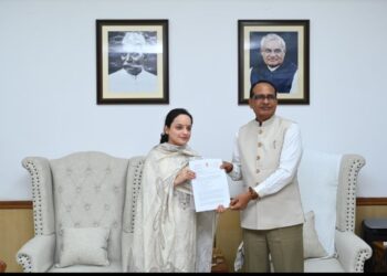 Shagun Parihar Urges Union Minister Shivraj Singh Chouhan for Early Execution of PMGSY Roads in Kishtwar