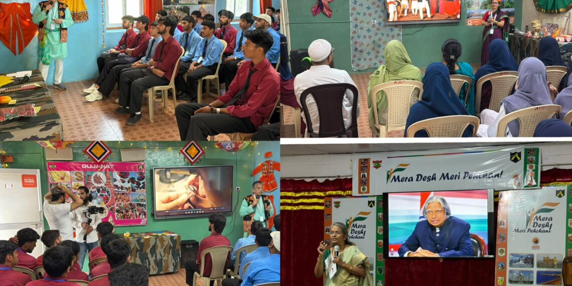 Indian Army ,Lakshya Foundation Promote National Integration Through ‘Mera Desh Meri Pehchan’ at AGS Uri