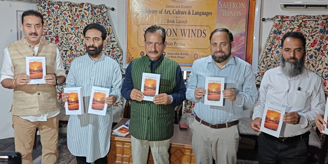 JKAACL releases poetic collection by Sanjay Pandita