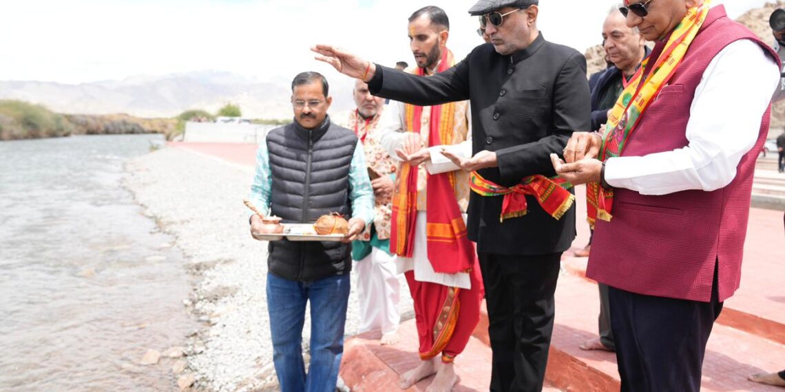 VP Pays Tribute to Soldiers, Hails ITBP Bravery and Ladakh’s Development Model During High-Profile Visit
