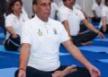 Rajnath Leads 1,000 Soldiers in Yoga Day Event, Calls for Healthy Citizens to Build a Strong Nation