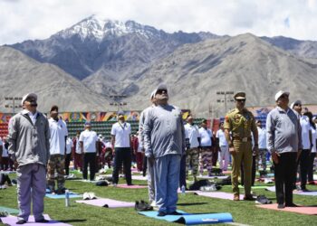‘Make Yoga a Daily Habit’: Vice-President Says It Can Add Life to Years as India Ages