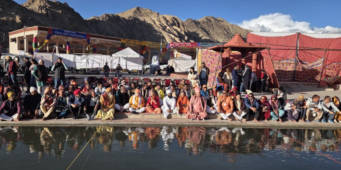 Sindhu Kumbh Draws Global Participation as 5,000 Pilgrims Gather at Sacred Sindhu Ghat