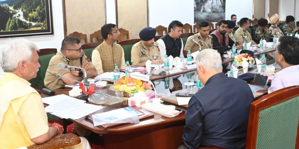 LG Manoj Sinha Conducts Ground-Zero Inspection of Nunwan Base Camp Ahead of Amarnath Yatra-2026