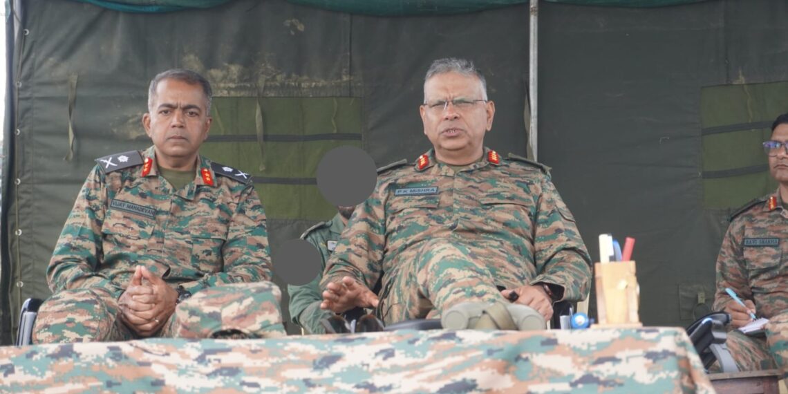 White Knight Corps Commander Reviews Operation Sheruwali in Poonch Hinterland