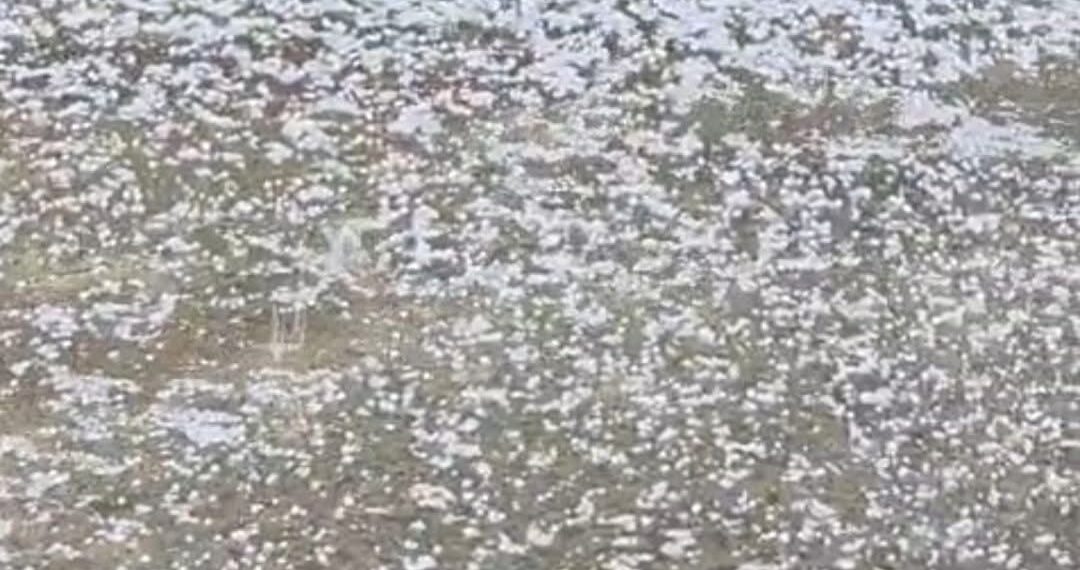 Hailstorm Hits Parts of District Anantnag