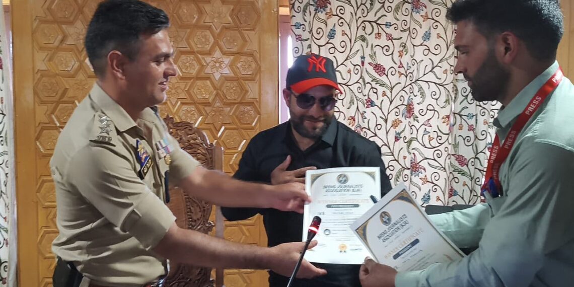 Journalist Ishfaq Wagay Elected Vice President of Breng Journalists Association