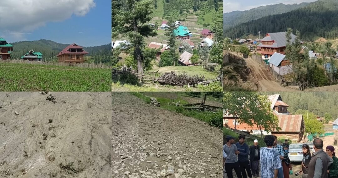 Cloudburst Wreaks Havoc in Budhnambal, Crops Across Dozens of Kanals Destroyed