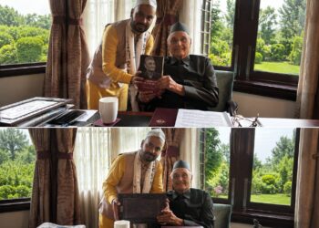 Advisor to Grand Mufti Meets Dr. Karan Singh at Karan Mahal