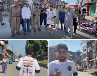 Anantnag Youth Runs to Srinagar for Unity, Drug-Free India Mission