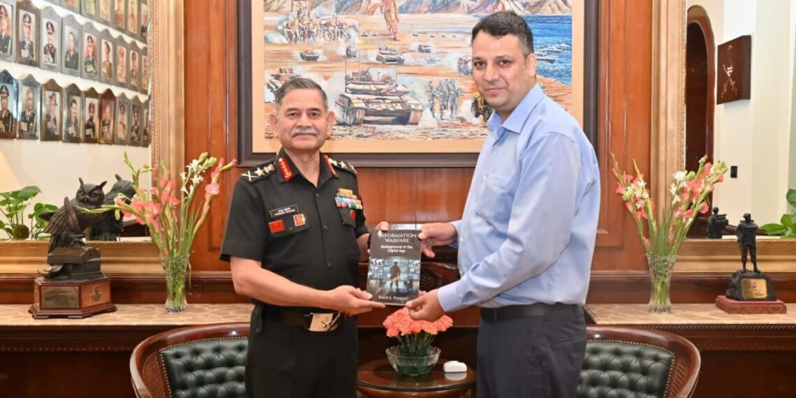 Army Chief Presented Rahul Pandit’s Book on Information Warfare and Digital-Age Security Challenges