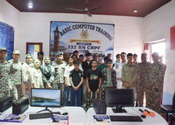 CRPF Launches One-Month Basic Computer Training for Underprivileged Youth in Srinagar
