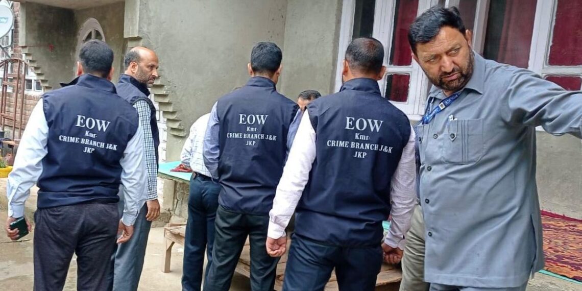 DOB Manipulation Probe: EOW Raids DCMO Shopian’s Office, Residence in Fraud Investigation