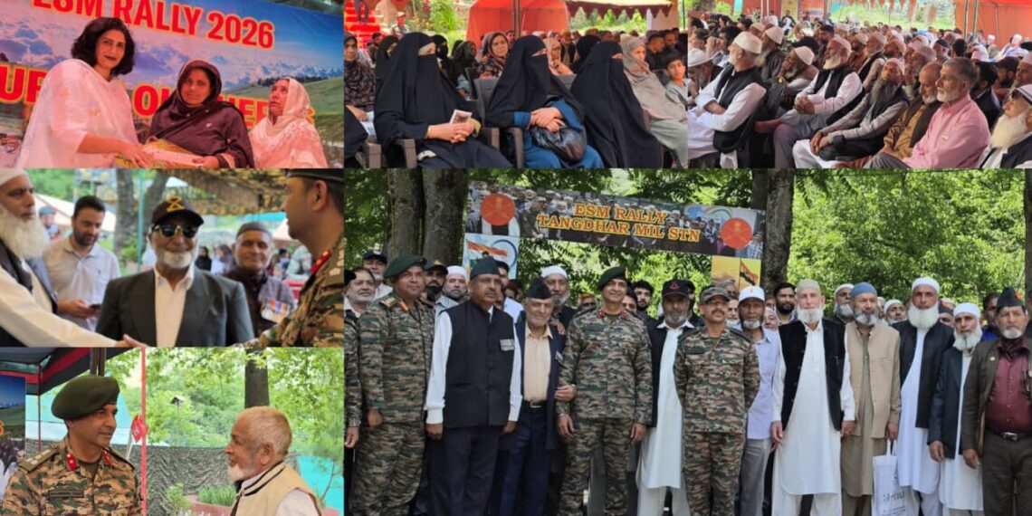 Ex-Servicemen Rally Organised at Tangdhar to Strengthen Veteran Welfare and Outreach