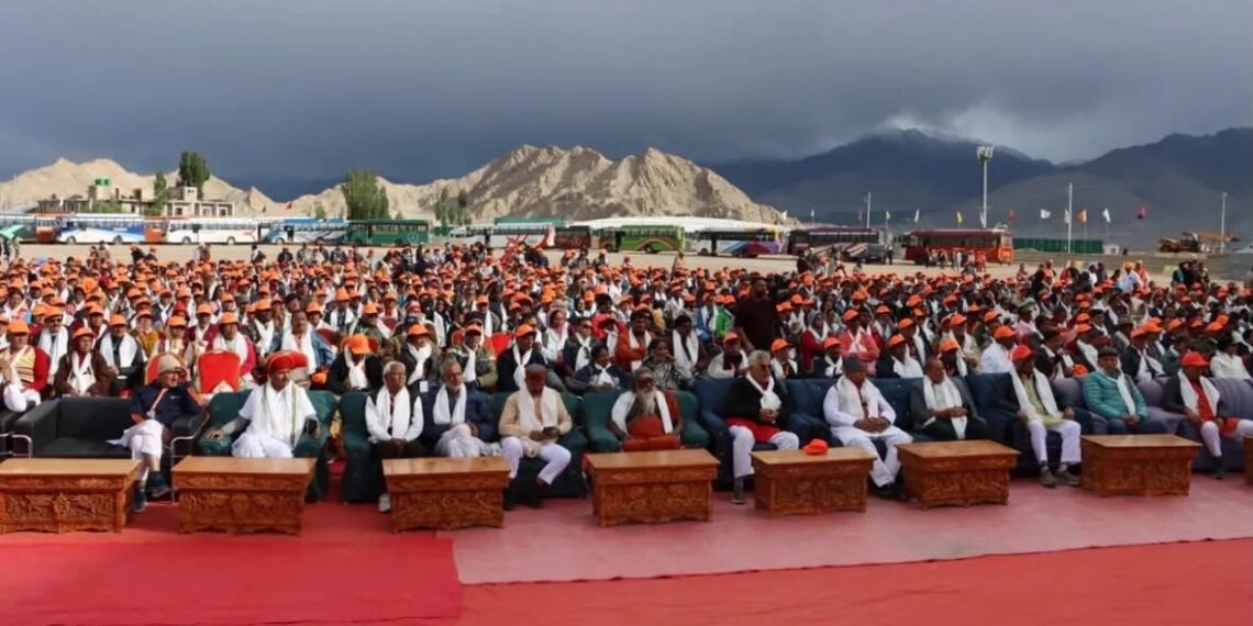 Leh Hosts Global Spiritual Gathering as 30th Sindhu Darshan Yatra Opens With 8 Foreign Envoys