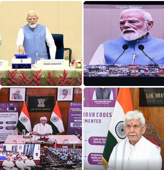 LG Manoj Sinha Thanks PM Modi for Boosting Jobs, Social Security Under PMVBRY