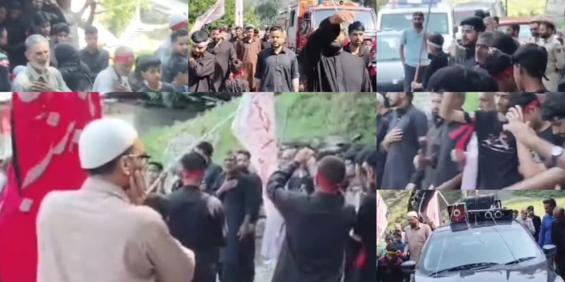 Peaceful Muharram Procession Held from Gundi Sayedan to Chamkote in Karnah