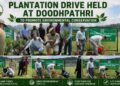 Plantation Drive Held at Doodhpathri to Promote Environmental Conservation
