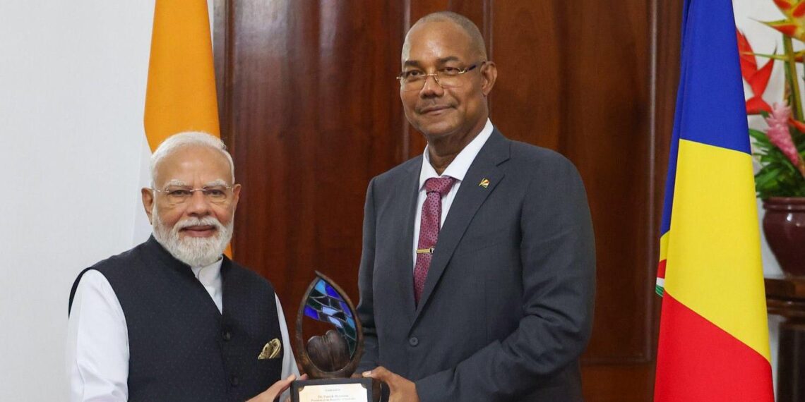 PM Narendra Modi Conferred Seychelles’ ‘Guardian of the Blue Horizon’ Honour