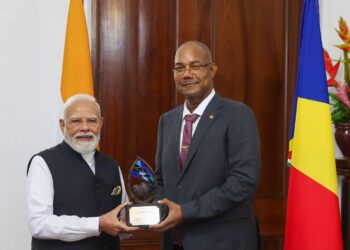 PM Narendra Modi Conferred Seychelles’ ‘Guardian of the Blue Horizon’ Honour