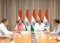Dharmendra Pradhan Reviews Education Sector in J&K With Minister Sakina Itoo