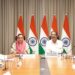 Dharmendra Pradhan Reviews Education Sector in J&K With Minister Sakina Itoo