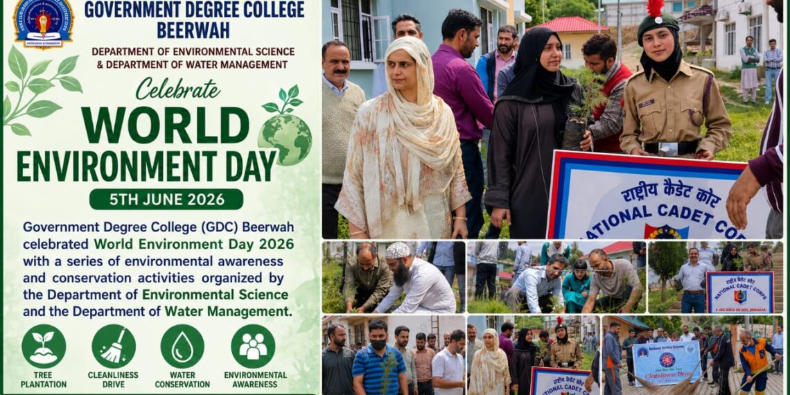 GDC Beerwah Celebrates World Environment Day 2026 with Large-Scale Eco Campaign and Green Initiatives