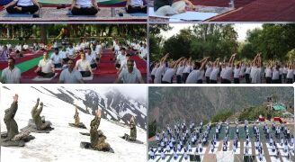 White Knight Corps Marks International Yoga Day Across Pir Panjal to Rajouri Frontiers