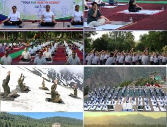 White Knight Corps Marks International Yoga Day Across Pir Panjal to Rajouri Frontiers