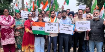 NATF Holds Protest Outside UN Office in Jammu Over Human Rights Violations in POJK