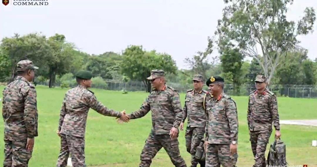 Army Commander Reviews Combat Readiness at Talbehat Military Station, Inspects Indigenous Dhanush Gun Unit
