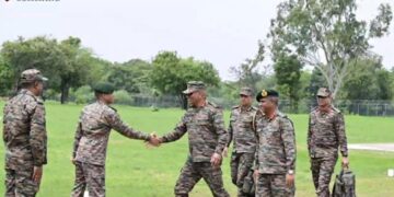 Army Commander Reviews Combat Readiness at Talbehat Military Station, Inspects Indigenous Dhanush Gun Unit
