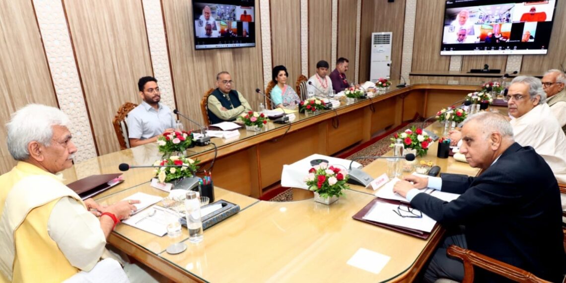 LG Manoj Sinha Reviews Donations Management at Mata Vaishno Devi Shrine, Stresses Transparency and Accountability