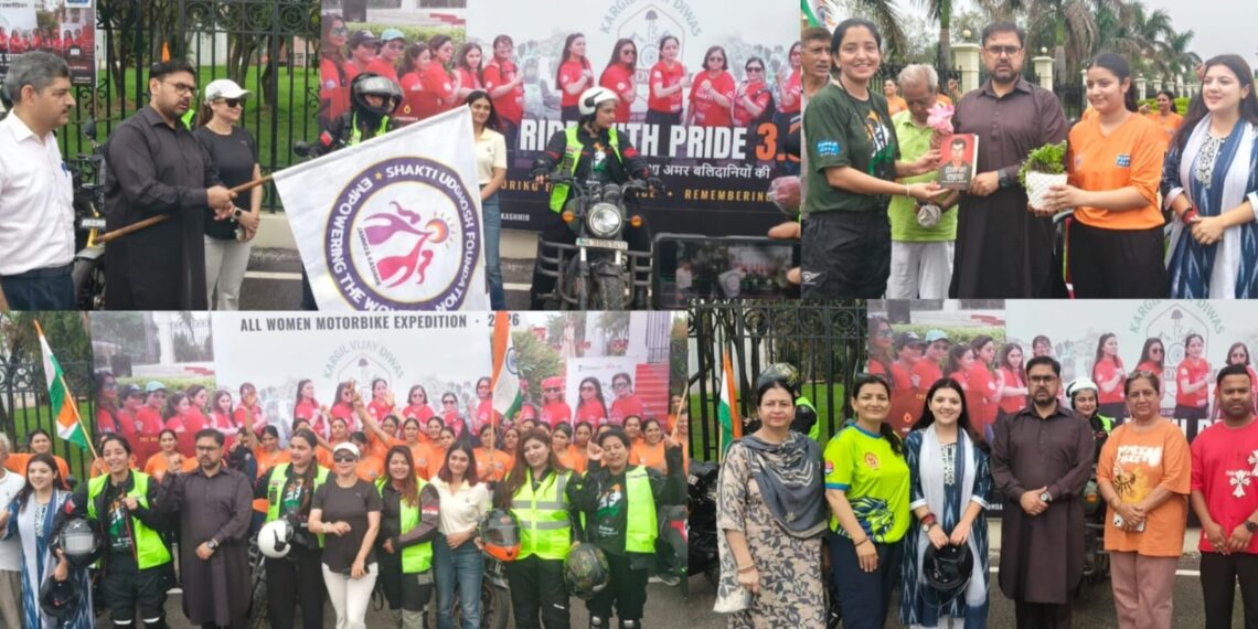Satish Sharma flags off ‘Ride with Pride 3.0’ All-Women Motorbike Expedition