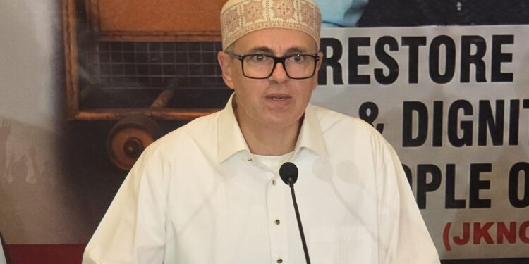 CM Omar Abdullah Orders Smart City Audit After Waterlogging, Assures Relief for Rain-Hit Families
