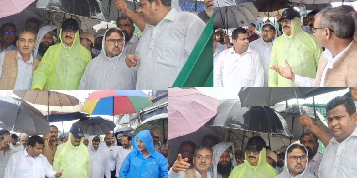 Minister Javed Rana, Satish Sharma assess flood damage in Rajouri