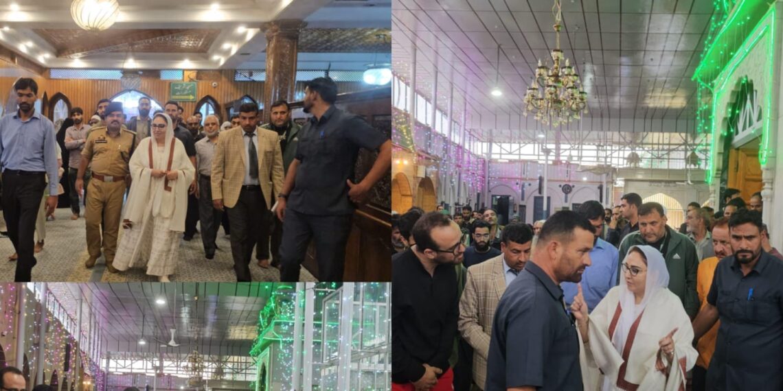 Dr. Syed Darakhshan Andrabi Orders Direct Waqf Board Management of Ziyarat Baba Lateef-ud-Din Reshi (RA), Poshkar Khag