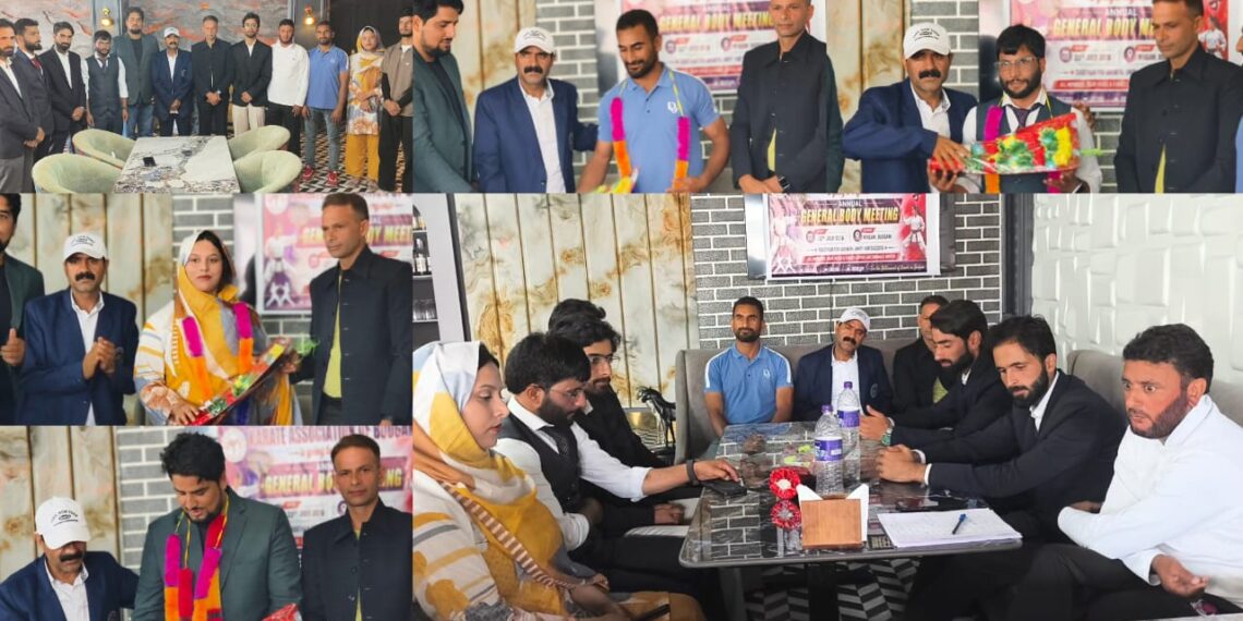 Karate Association of Budgam Holds Annual General Body Meeting; New Executive Body Constituted