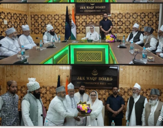 Imam Delegation from UP Met Dr Darakshan Andrabi in Srinagar, Hails Shrine-Transformation in J&K
