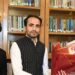Adv. Jehanzeb Allaqaband, Mian Yaseen Meet LG, Present Vision for Kashmir Conclave, AI Summit