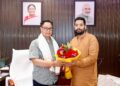 Er. Aijaz Hussain Calls on Union Minister Shri Kiren Rijiju in New Delhi